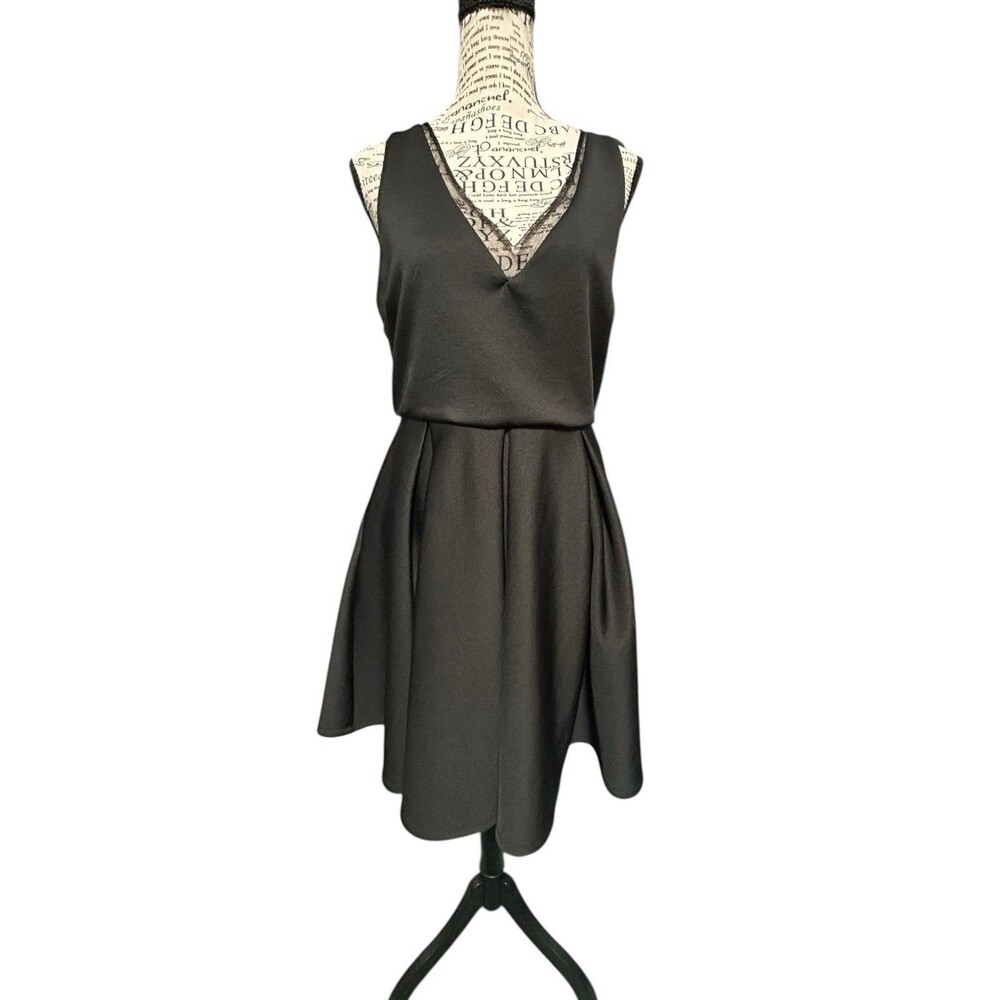 NWT Kalani Hilliker for Alyce Paris Black Cocktail XL Pockets Gothic Dark Fairy